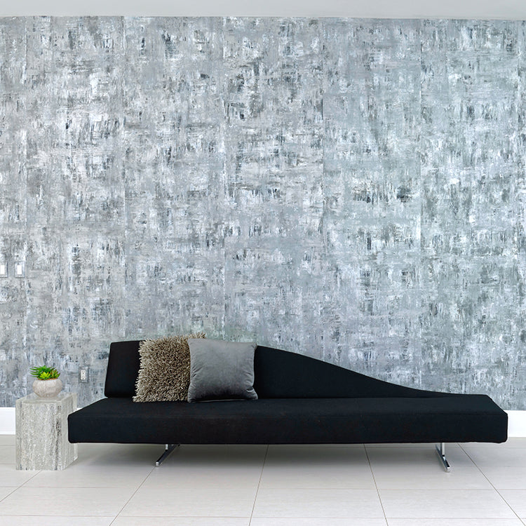 Amalgam wallpaper pattern in interior design setting.