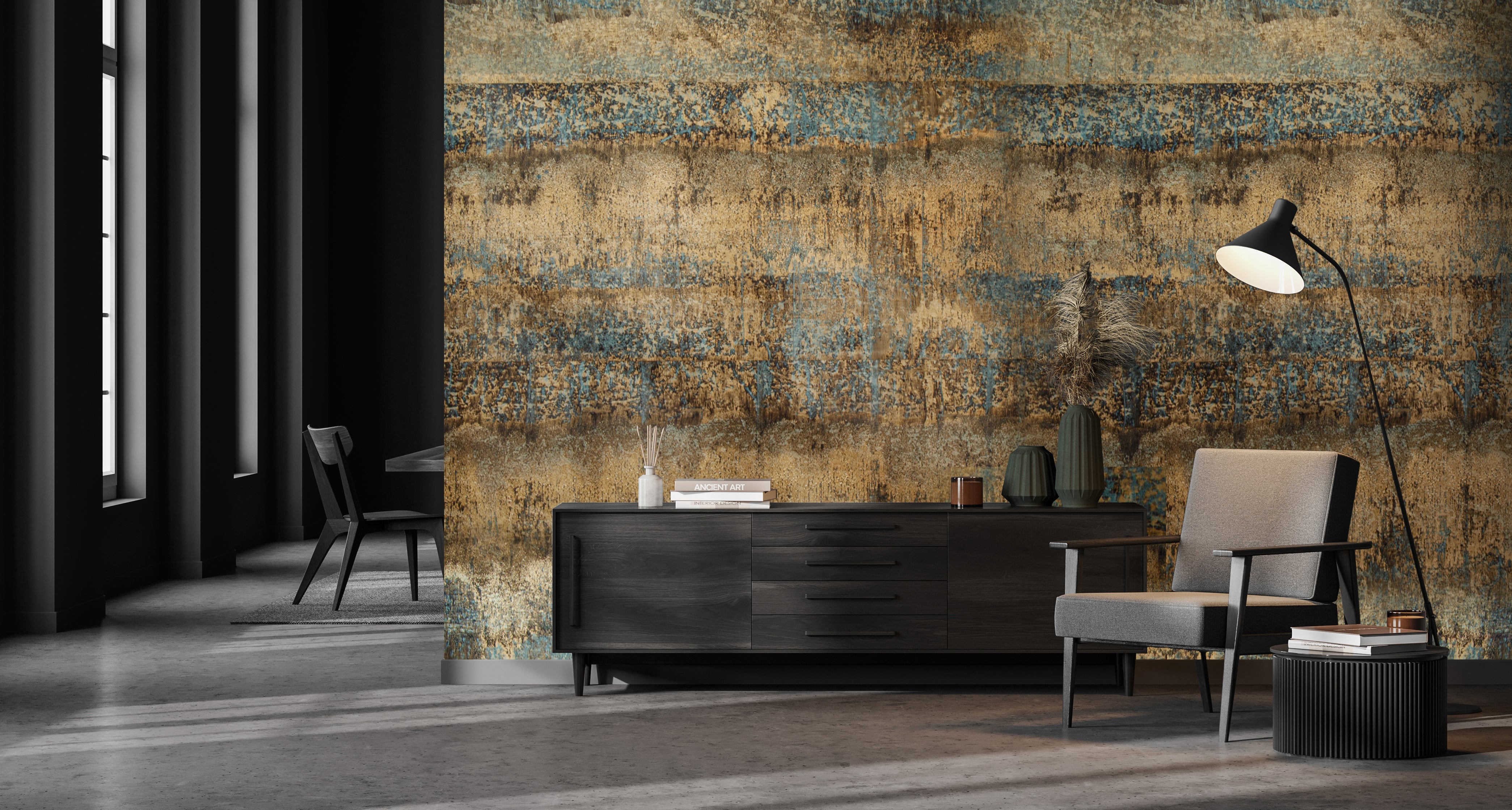Vahallan Hand-Painted Wallcovering: Acate – Vahallan Hand-Painted